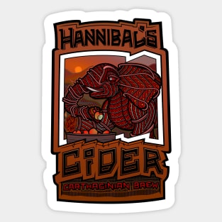 Hannibal's Cider Sticker